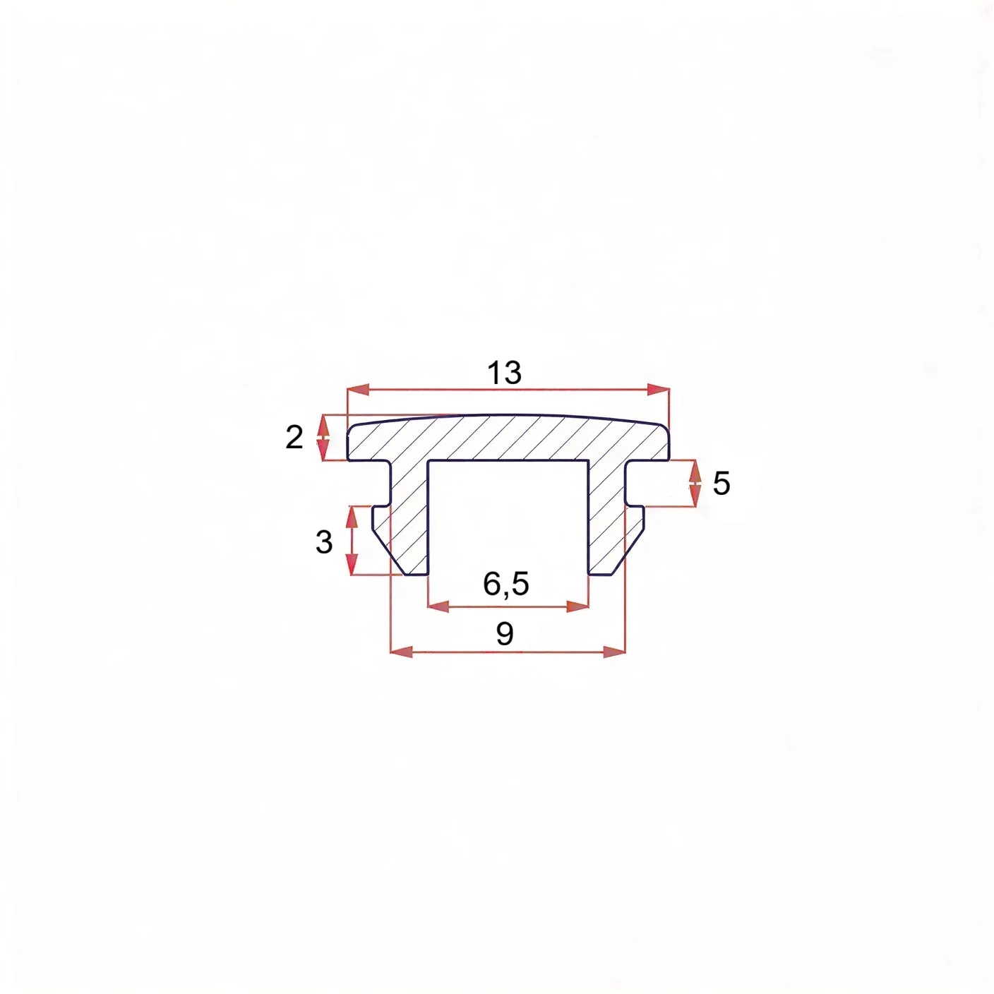 9 mm rubber plug with mount