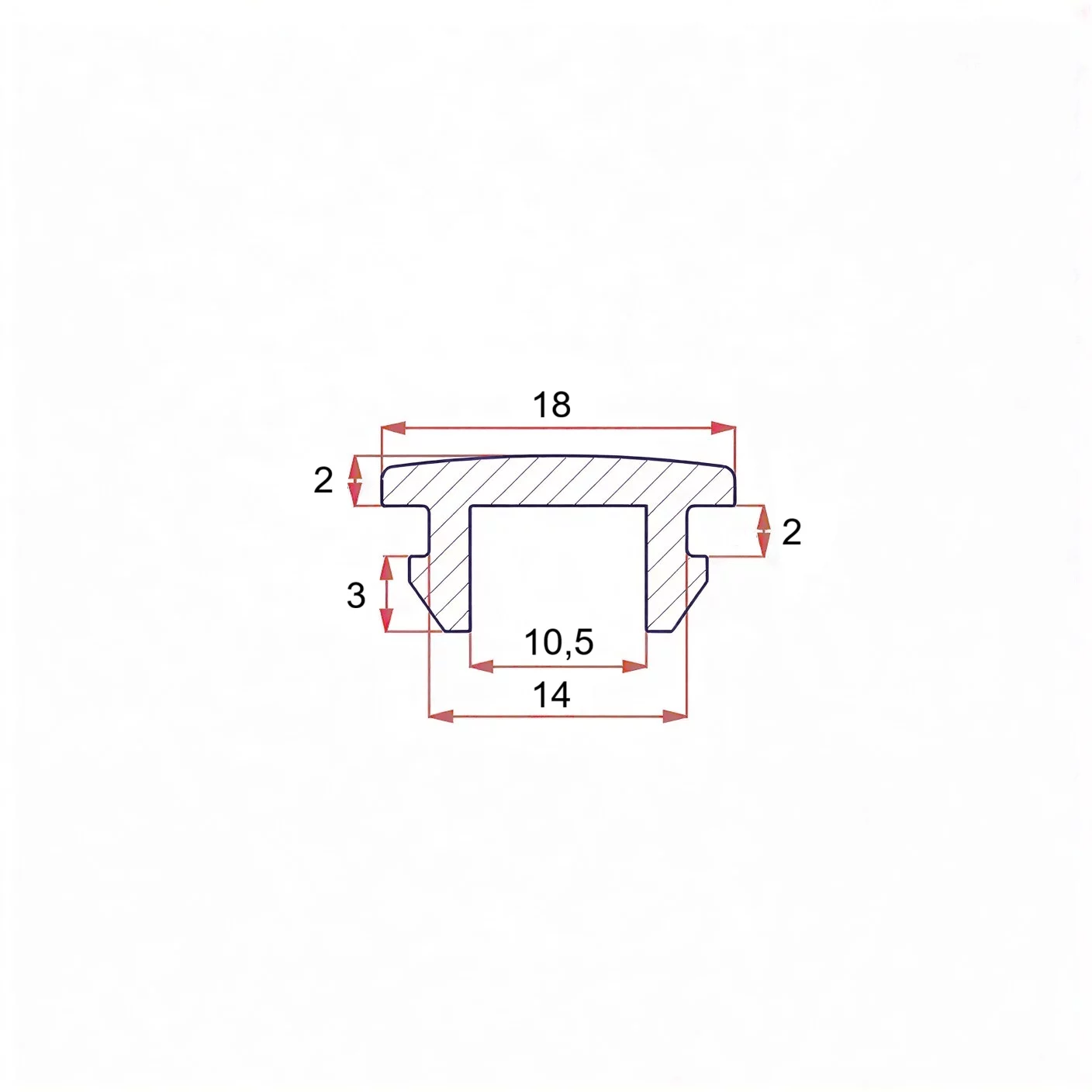 14 mm rubber plug with mount