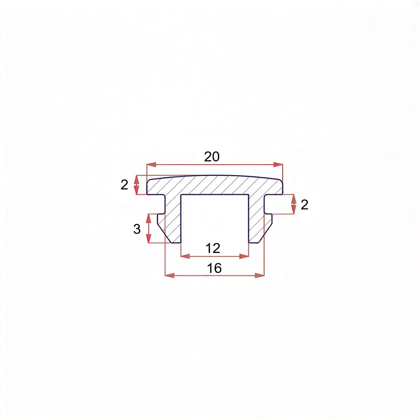 16 mm rubber plug with mount