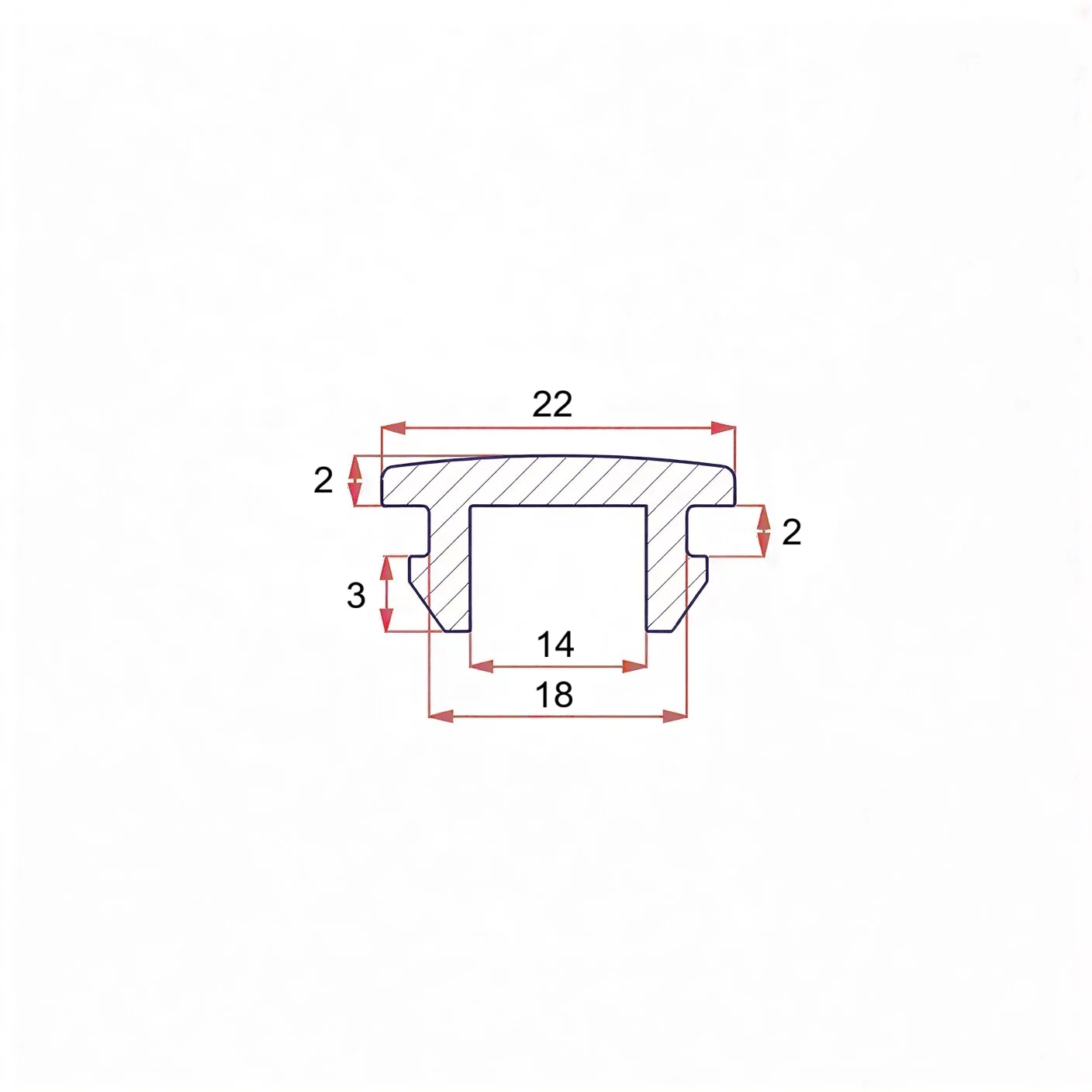 18 mm rubber plug with mount