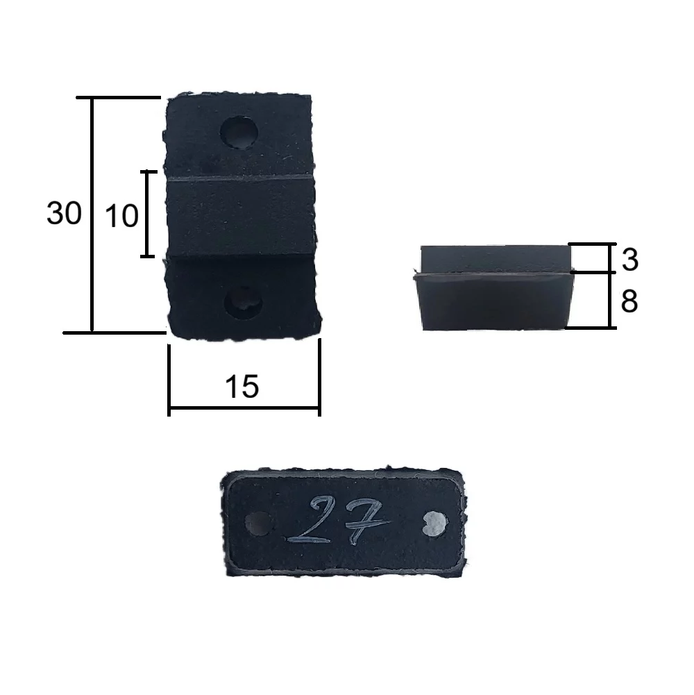 NK6 027 Rubber Pad for Carbon Brush Assemblies